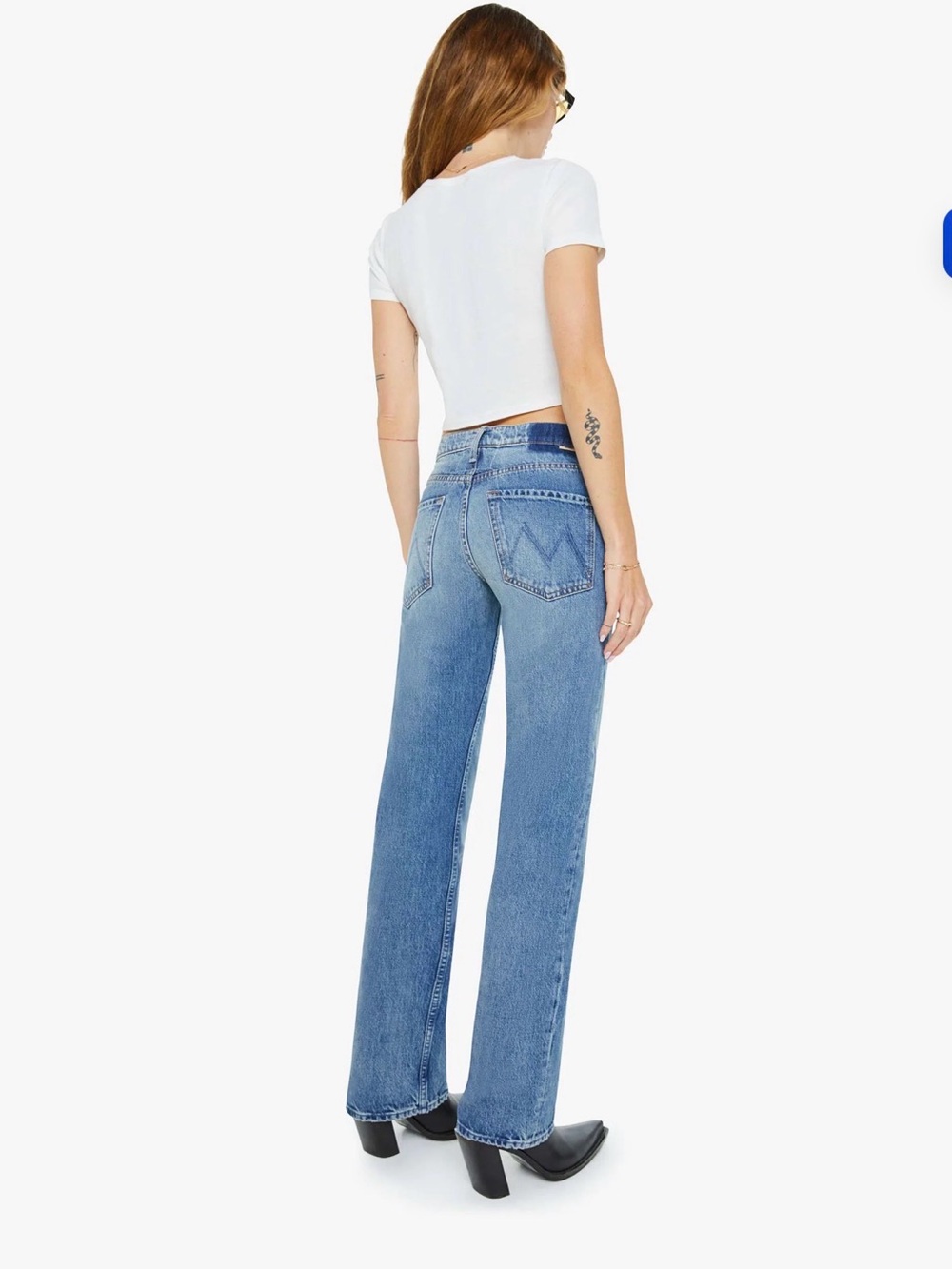 MOTHER The Reifler Jeans in Early Blue Size 27 - Picture 2 of 13